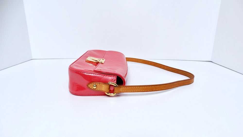 Louis Vuitton by Marc Jacobs Y2K Malibu Street Fuchsia Patent Shoulder Bag