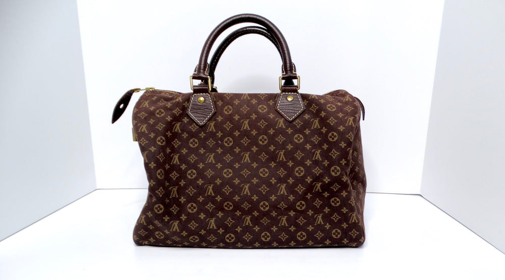 Louis Vuitton Brown Monogram Canvas Mini Lin Speedy 30