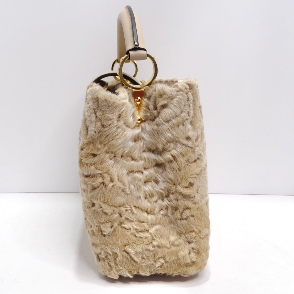 Louis Vuitton Capucines Astrakhan Fur Handbag