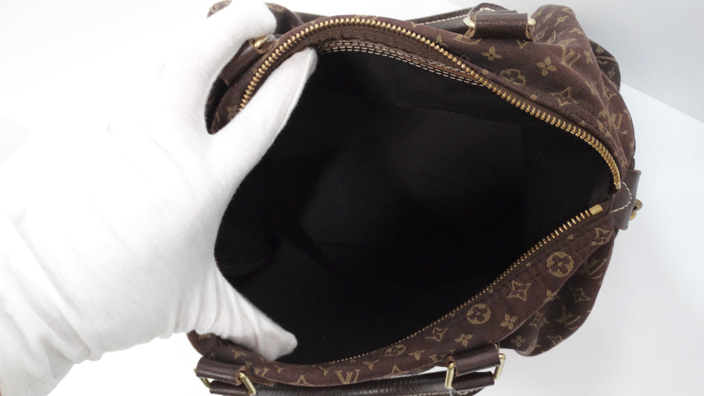 Louis Vuitton Brown Monogram Canvas Mini Lin Speedy 30