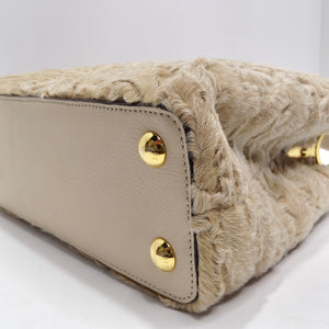 Louis Vuitton Capucines Astrakhan Fur Handbag