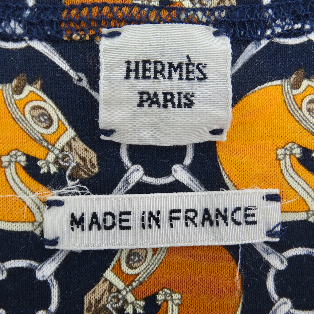 Hermes Vintage Printed Cotton T-Shirt