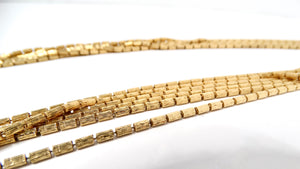 Ciner Gold-Plated 6-Strand Beaded Necklace With Lion Head Motif