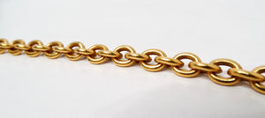 1990s Chanel Interlocking CC Gold Plated Chain Waist Belt