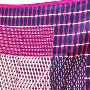 1960s Christian Dior Pink Silk Scarf