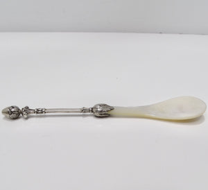 Antique Christoph Widmann 925 Silver Shell Spoon