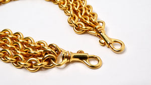 Bijou Multi-Chain Gold-Tone Link Belt Charm