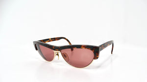 Vintage Alain Mikli Paris 615 Turquoise Marbled Tortoise Sunglasses