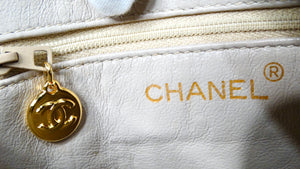 Chanel 1998 Mint Quilted Lambskin Crossbody Camera Bag With Tassel