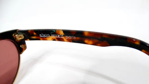 Vintage Alain Mikli Paris 615 Turquoise Marbled Tortoise Sunglasses
