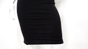 Tom Ford Black Wrap Detail Sleeveless Midi Dress