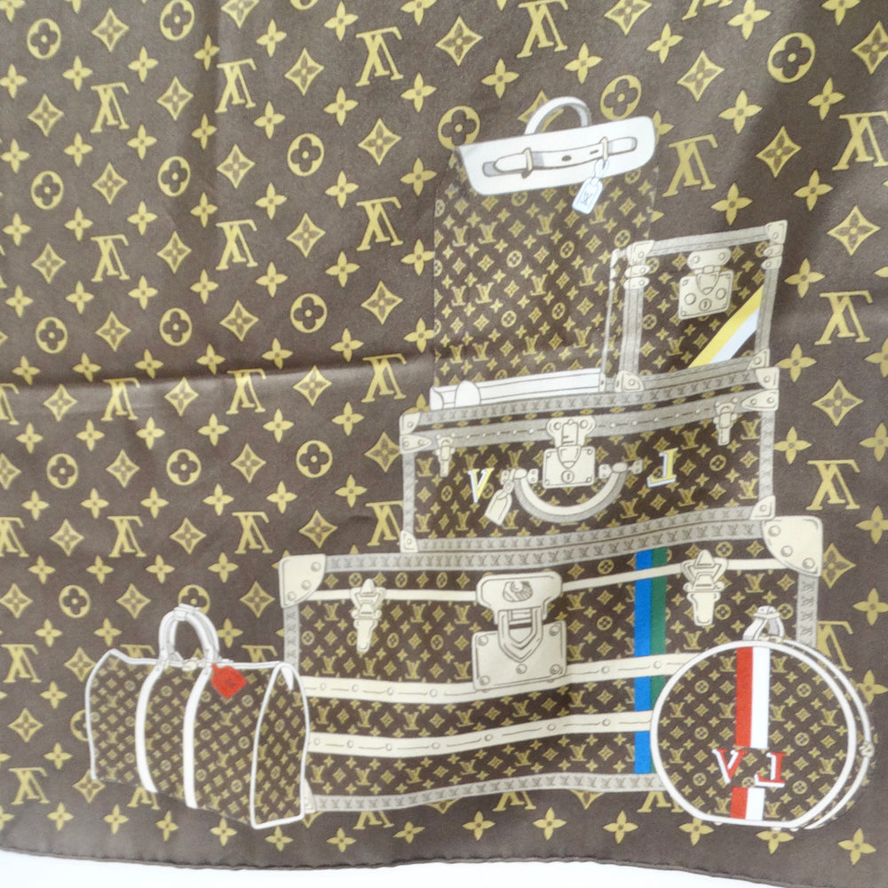 Louis Vuitton Linda Charms Scarf Bag Monogram Silk with Alligator Trim at  1stDibs | monogram silk bag, louis vuitton bag with scarf handle, louis  vuitton purse scarf
