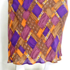 Diane Von Furstenberg Y2K Printed Silk Maxi Skirt
