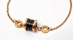 Bulgari B.Zero1 18k Gold & Black Ceramic Bracelet