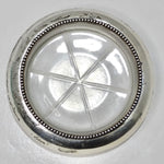 Frank M. Whiting & Co Antique Pure Silver Glass Ash Tray