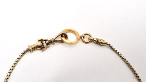 18k Gold Fist Pocket Watch Chain