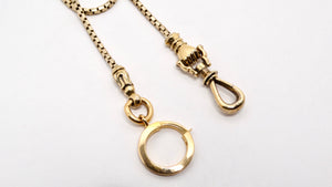 18k Gold Fist Pocket Watch Chain