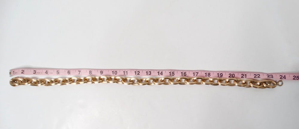 14k Rose Gold-Tone Chunky Chain Link Necklace