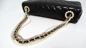 Chanel 2009 Westminster Black Quilted Lambskin Single Flap Bag