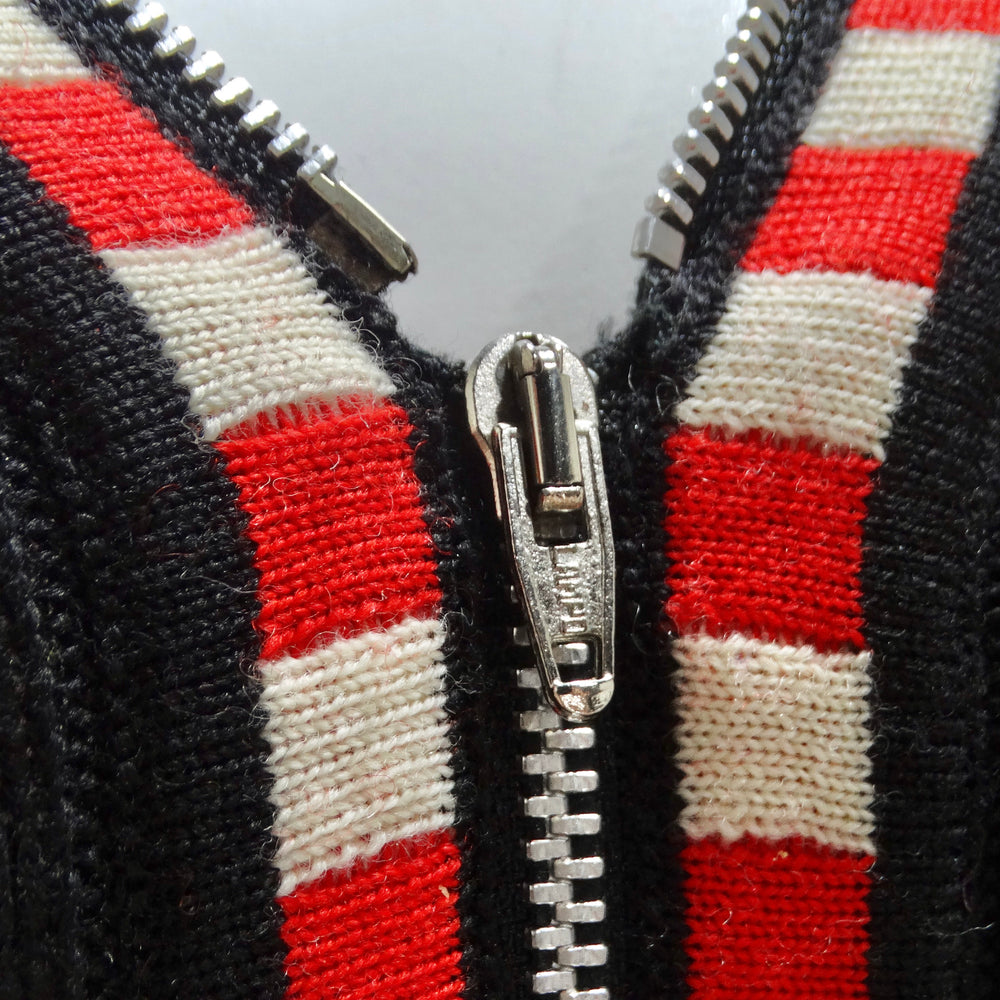 Jean Paul Gaultier Rib Knit Zip-Up Sweater – Vintage by Misty