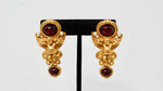 Elizabeth Taylor For Avon Gilded Age Style Cherub Dangle Clip-On Earrings