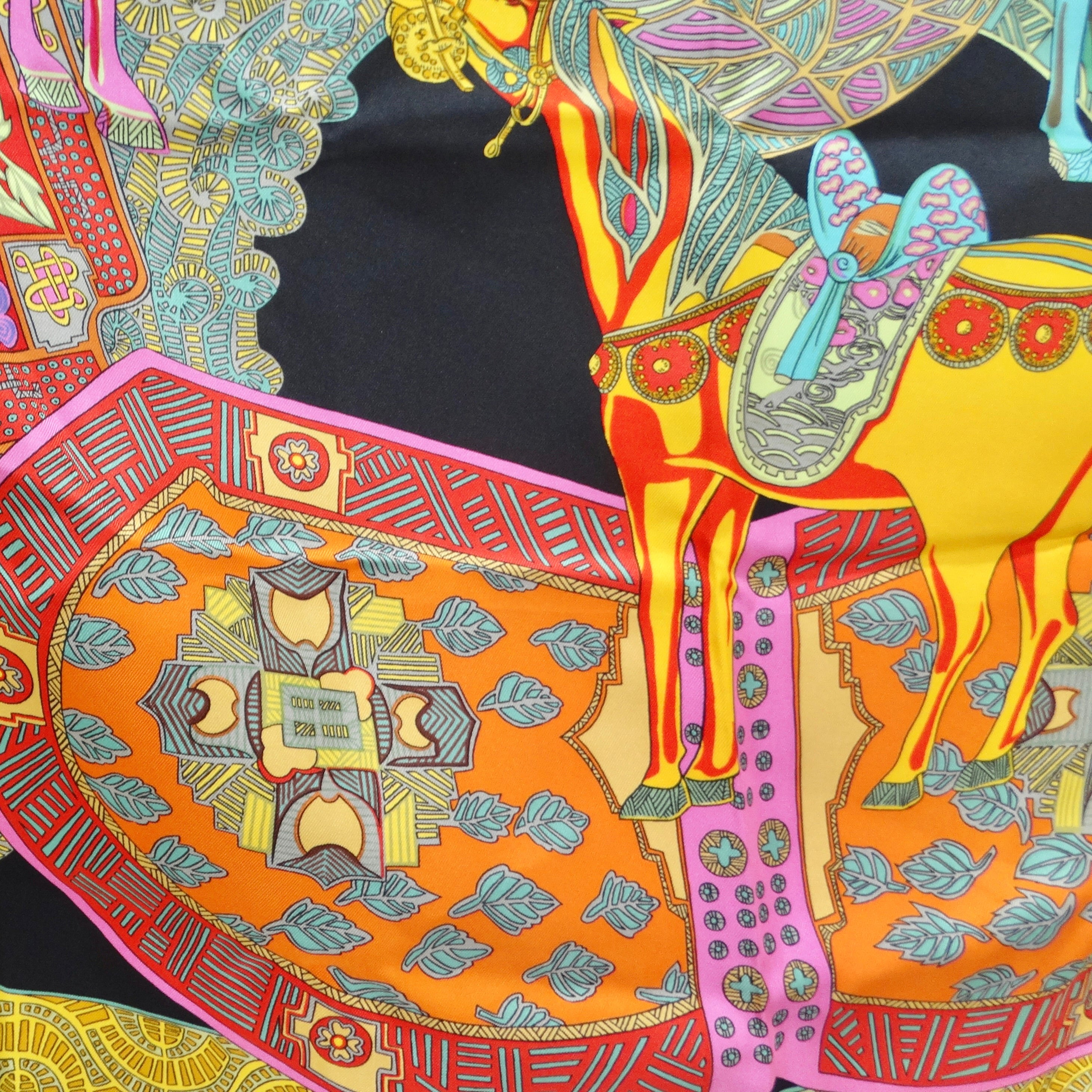 Hermes Art Des Steppes Silk Scarf – Vintage by Misty