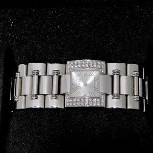 Piaget Square Dancer with Diamond Bezel White Gold Watch