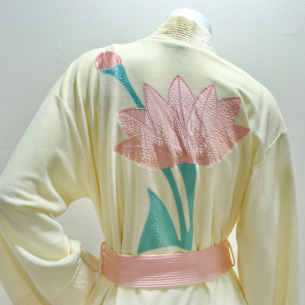 Bill Tice 1980s Lotus Flower Robe