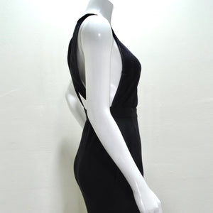 Yves Saint Laurent 1980s Black Backless Evening Dress Vintage by Misty Yves Saint Laurent 1980s Black Backless Evening Dress Vintage by Misty