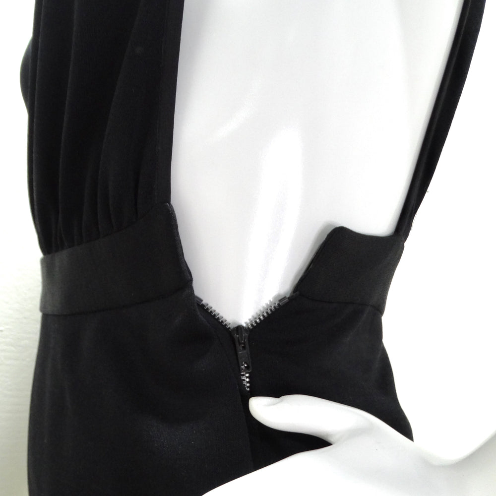 Yves Saint Laurent 1980s Black Backless Evening Dress Vintage by Misty Yves Saint Laurent 1980s Black Backless Evening Dress Vintage by Misty
