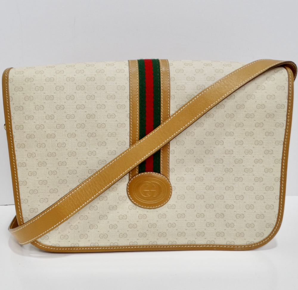 Gucci 1980S Monogram Crossbody Handbag