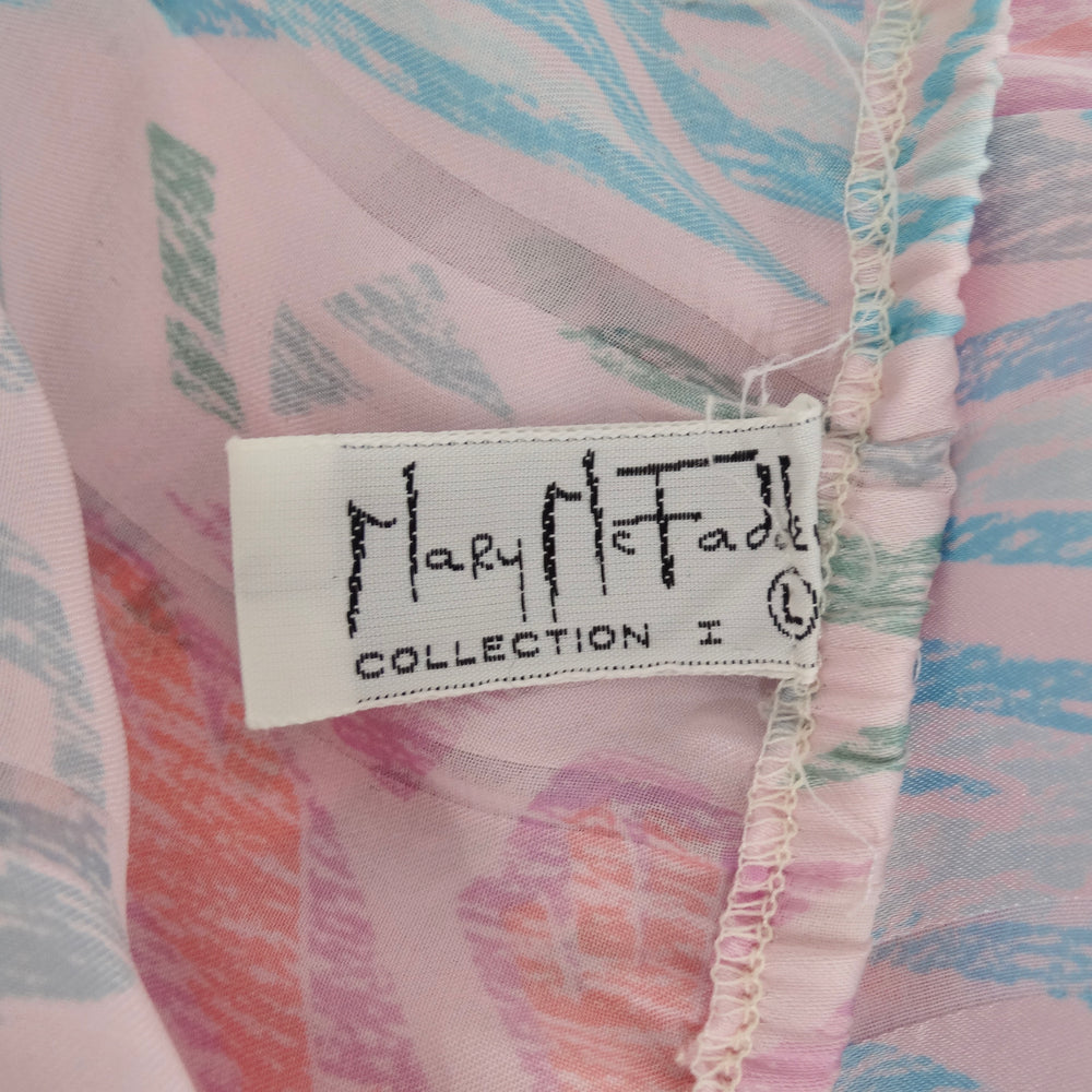 Mary Mcfadden 1980s Printed Robe