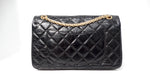 Chanel 2011 Black Quilted Aged Calfskin 2.55 Reissue Medium Double Flap Handbag