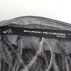 Maurizio Pecoraro 1990s Feather Sequin Evening Jacket