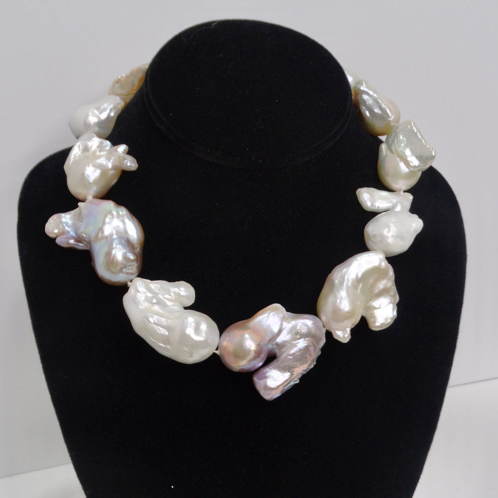 1990s Baroque Pearl Necklace