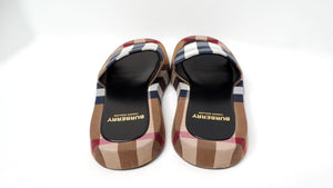 Burberry Buckingham Check Platform Slide Sandals