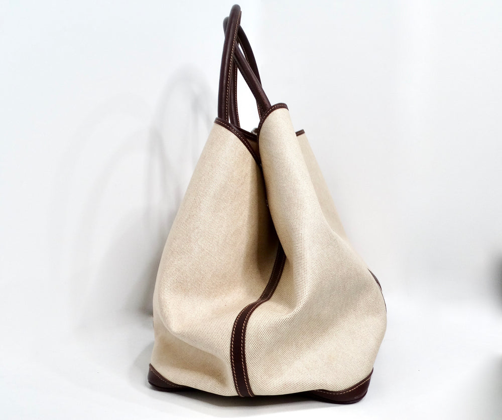 Hermes Toile & Buffle Garden Party 39 Tote Bag