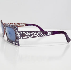 Urbani Venice Purple Laser Cut Sunglasses