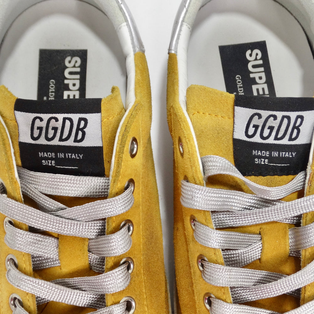 Golden Goose Yellow Leather Superstar Sneakers