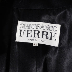Gianfranco Ferre 1980s Silk Velour Duster Jacket