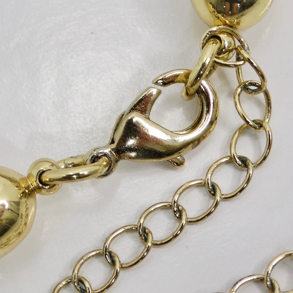 18K Gold Plated 1980s Byzantine Chain Necklace
