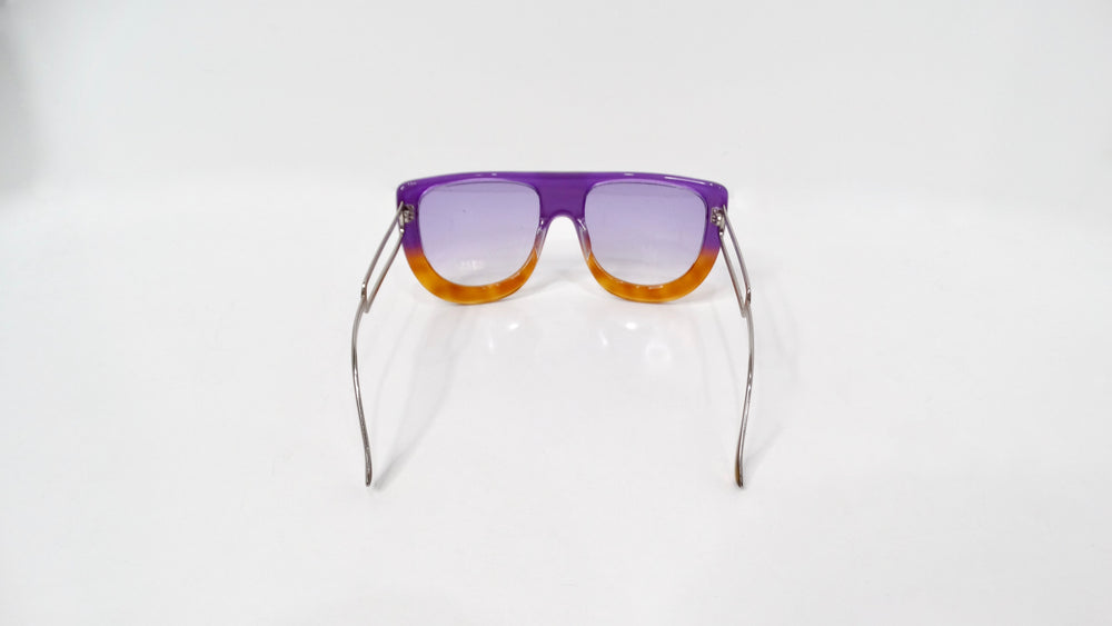 Fendi Spring 2011 Runway Brown & Purple Transparent Oversized Sunglasses