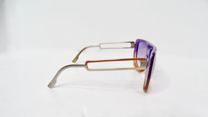 Fendi Spring 2011 Runway Brown & Purple Transparent Oversized Sunglasses