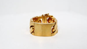 Phoebe Philo for Celine Large ID Gold-Plated Brass Curb Link Bracelet