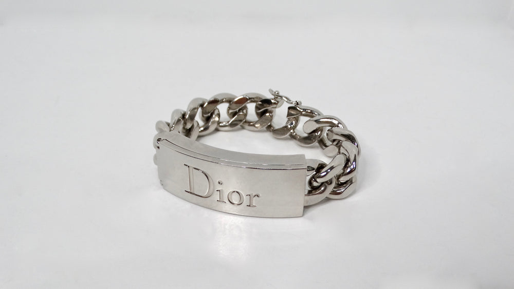 Christian Dior 2006 "Street Charm" 002 Lip Gloss Duo Chain Link Bracelet