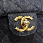 Chanel Urban Spirit Quilted Denim Backpack