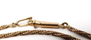 Long 14k Gold Rope Chain Necklace circa 1990s