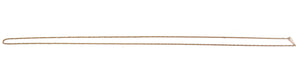 Long 14k Gold Rope Chain Necklace circa 1990s