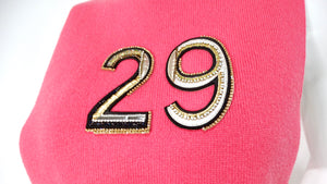Chanel Pink Cashmere Crystal "29" Turtleneck Vest 2019