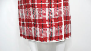 Phoebe Philo for Celine 2013 Runway Tartan Wrap Style A-Line Skirt